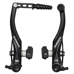 Brzdy SHIMANO Alivio BR-T4000 V-brake černé, v krabičce * Brzdy SHIMANO Alivio BR-T4000 V-brake černé, v krabičce *