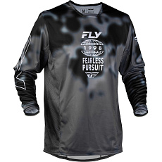 dres KINETIC BLUR, FLY RACING - USA (černá/šedá)