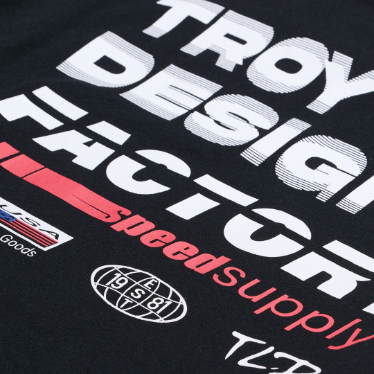 TLD TRIKO S DLOUHÝM RUKÁVEM FACTORY BLACK (72981801)