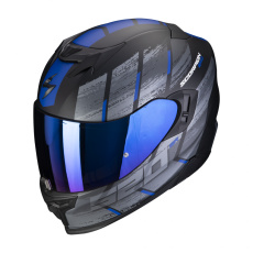 Moto přilba SCORPION EXO-520 EVO AIR MAHA matná černo/modrá Moto přilba SCORPION EXO-520 EVO AIR MAHA matná černo/modrá
