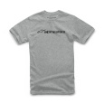 Alpinestars Linear Tee Tričko - Grey Heater/Black