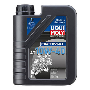 LIQUI MOLY Motorbike 4T 10W40 Optimal, minerální motorový olej 1 l LIQUI MOLY Motorbike 4T 10W40 Optimal, minerální motorový olej 1 l