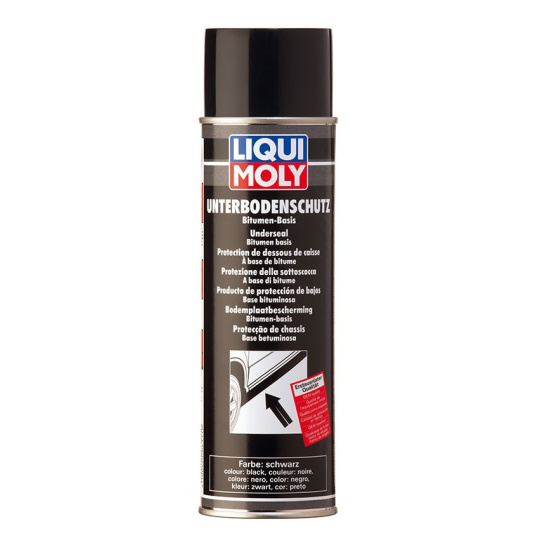 LIQUI MOLY černý ochraný nástřik (nepřelakovatelný) 500 ml