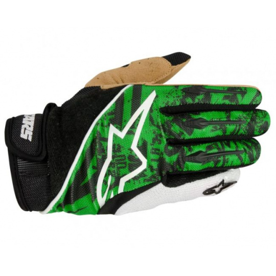 Alpinestars Gravity  rukavice Green - velikost M