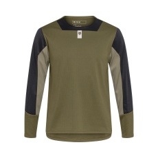 Dětský cyklo dres Fox Yth Defend Ls Jersey  Olive Green
