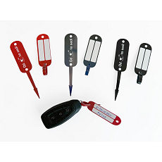 jednorázové visačky pro označování klíčů, tři barvy (sada 30 ks) 