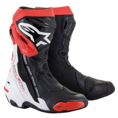 boty SUPERTECH R, ALPINESTARS (černá/bílá/červená) boty SUPERTECH R, ALPINESTARS (černá/bílá/červená)