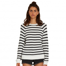 Dámský svetr Volcom Over N Out Sweater Black White Dámský svetr Volcom Over N Out Sweater Black White