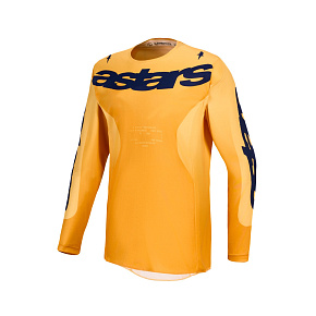 dres RACER AMBER, ALPINESTARS (oranžová/zlatá/tmavě modrá) 2027 dres RACER AMBER, ALPINESTARS (oranžová/zlatá/tmavě modrá) 2027