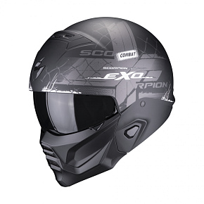 Moto přilba SCORPION EXO-COMBAT II XENON matná černo/bílá Moto přilba SCORPION EXO-COMBAT II XENON matná černo/bílá
