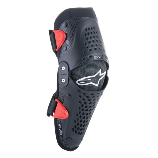 chrániče kolen SX-1 YOUTH, ALPINESTARS, dětské (černá/červená, pár) 2025
