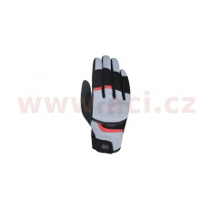rukavice BRISBANE AIR, OXFORD (šedé/černé/červené)