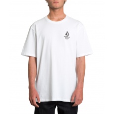 Pánské triko Volcom ike Giant Fa Ss White Pánské triko Volcom ike Giant Fa Ss White