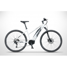 Elektrokolo Apache MATTA Bosch Active Plus (2021), 18" - cross 28", pearl white Elektrokolo Apache MATTA Bosch Active Plus (2021), 18" - cross 28", pearl white