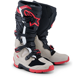 boty TECH 7 ENDURO, ALPINESTARS (černá/světle šedá/červená) 2027 boty TECH 7 ENDURO, ALPINESTARS (černá/světle šedá/červená) 2027