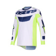 dres RACER AIR RIWAY, ALPINESTARS (světle šedá/žlutá fluo/modrá) 2026