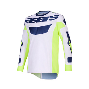dres RACER AIR RIWAY, ALPINESTARS (světle šedá/žlutá fluo/modrá) 2026 dres RACER AIR RIWAY, ALPINESTARS (světle šedá/žlutá fluo/modrá) 2026