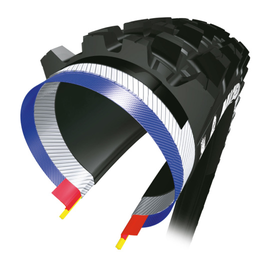 MICHELIN PLÁŠŤ WILD ENDURO REAR 27,5X2.60 COMPETITION LINE KEVLAR GUM-X3D TS TLR (953261)