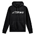 mikina BLAZE HOODIE 3, ALPINESTARS (černá/bílá)