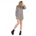 Dámské šaty Volcom Fad Friend Dress Black Plaid 