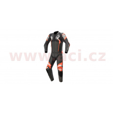 dvoudílná kombinéza ATEM 4 2021, ALPINESTARS (černá/šedá/červená fluo) dvoudílná kombinéza ATEM 4 2021, ALPINESTARS (černá/šedá/červená fluo)