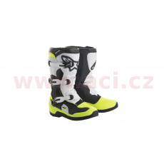 boty TECH 3S YOUTH, ALPINESTARS, dětské (černá/žlutá fluo/bílá)