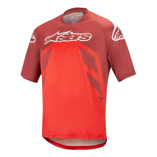 Alpinestars Racer V2 S/S Jersey dres - Burgundy/Bright Red/White