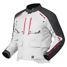 Moto bunda RICHA TAURUS šedo/červená Moto bunda RICHA TAURUS šedo/červená