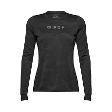 Dámský cyklo dres Fox W Ranger Tru Dri Ls Jersey  Black