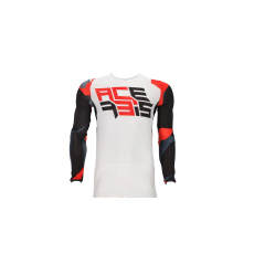 ACERBIS dres MX J-FLEX ONE bílá/červená ACERBIS dres MX J-FLEX ONE bílá/červená