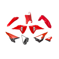 kompletní sada plastů REVOLUTION 5 dílů HONDA, RTECH (červená)