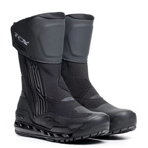 Moto boty TCX CLIMA 2 SURROUND GORE-TEX černo/tmavě šedé