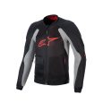 bunda TROOP-AIR, ALPINESTARS (černá/světle šedá/červená) 2025