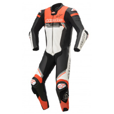 jednodílná kombinéza MISSILE 2 IGNITON, TECH-AIR kompatibilní, ALPINESTARS (černá/bílá/červená fluo)