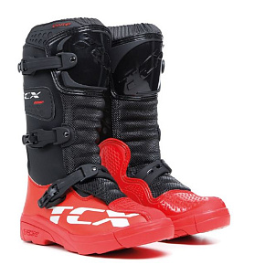 Dětské moto boty TCX COMP KID černo/červené Dětské moto boty TCX COMP KID černo/červené