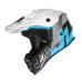Moto přilba JUST1 J38 KORNER světle modro/bílá