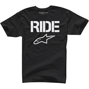 Alpinestars tričko RIDE solid černé - Black Alpinestars tričko RIDE solid černé - Black