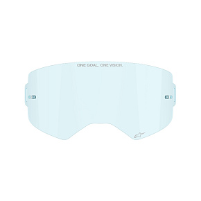 plexi pro brýle SUPERTECH, ALPINESTARS (modré)