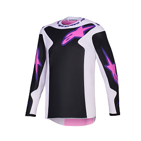 dres FLUID GRID, ALPINESTARS (černá/světle šedá/fialová) 2026