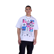 Pánské triko Fox Image Cosmo Mw Oversized Ss 1  White