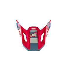 kšilt pro přilby SUPERTECH S-M7 limitovaná edice BEAST COAST, ALPINESTARS (šedá/černá/oranžová) 2026