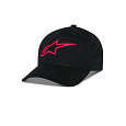 kšiltovka AGELESS SNAPBACK, ALPINESTARS (černá/červená)