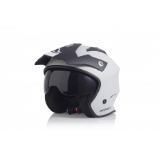 ACERBIS přilba JET ARIAstříbrná/černá ACERBIS přilba JET ARIAstříbrná/černá
