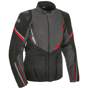 bunda MONTREAL 4.0 DRY2DRY™, OXFORD (černá/šedá/červená) bunda MONTREAL 4.0 DRY2DRY™, OXFORD (černá/šedá/červená)