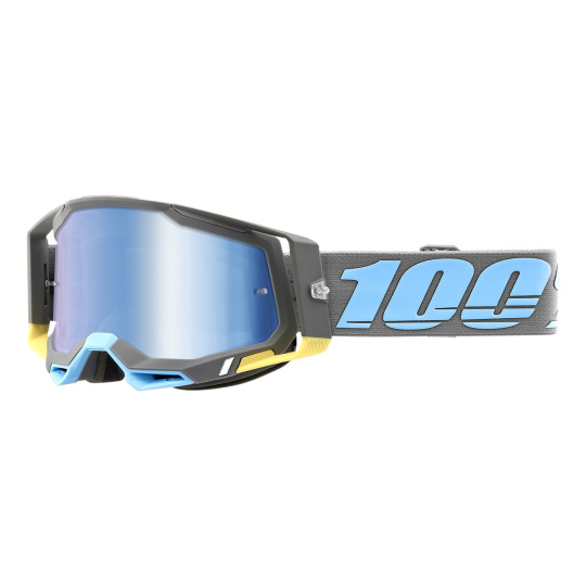 RACECRAFT 2, 100% brýle Trinidad, modré plexi