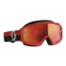 brýle HUSTLE X MX, SCOTT (červené/šedé, oranžové chrom, plexi s čepy pro slidy)