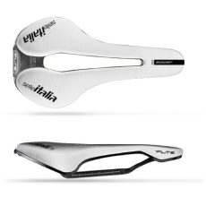 Cyklistické sedlo Selle Italia Flite Boost KC SF S CRB White W 130 x L 248 Cyklistické sedlo Selle Italia Flite Boost KC SF S CRB White W 130 x L 248