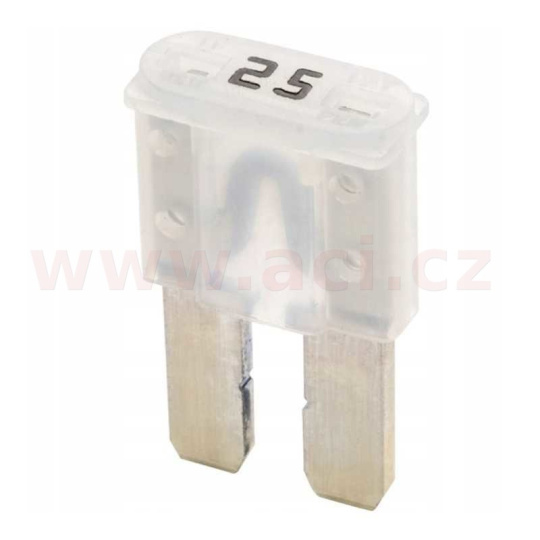 pojistka plochá MIKRO II 25A (sada 10ks)