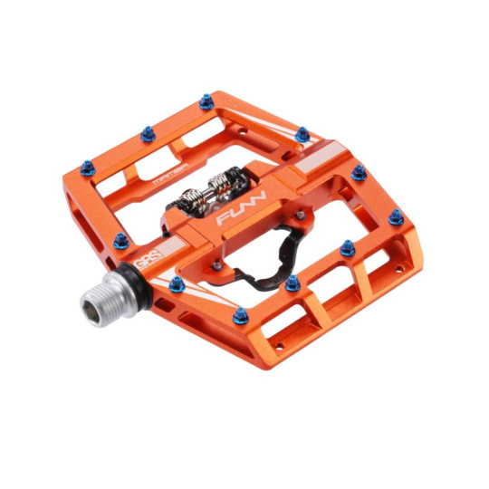 FUNN Mamba Single side SPD - GRS pedály - oranžové