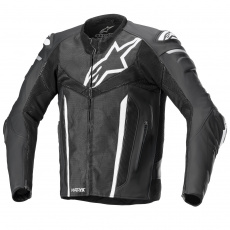 bunda FUSION, ALPINESTARS (černá/bílá/metalická šedá) 2023